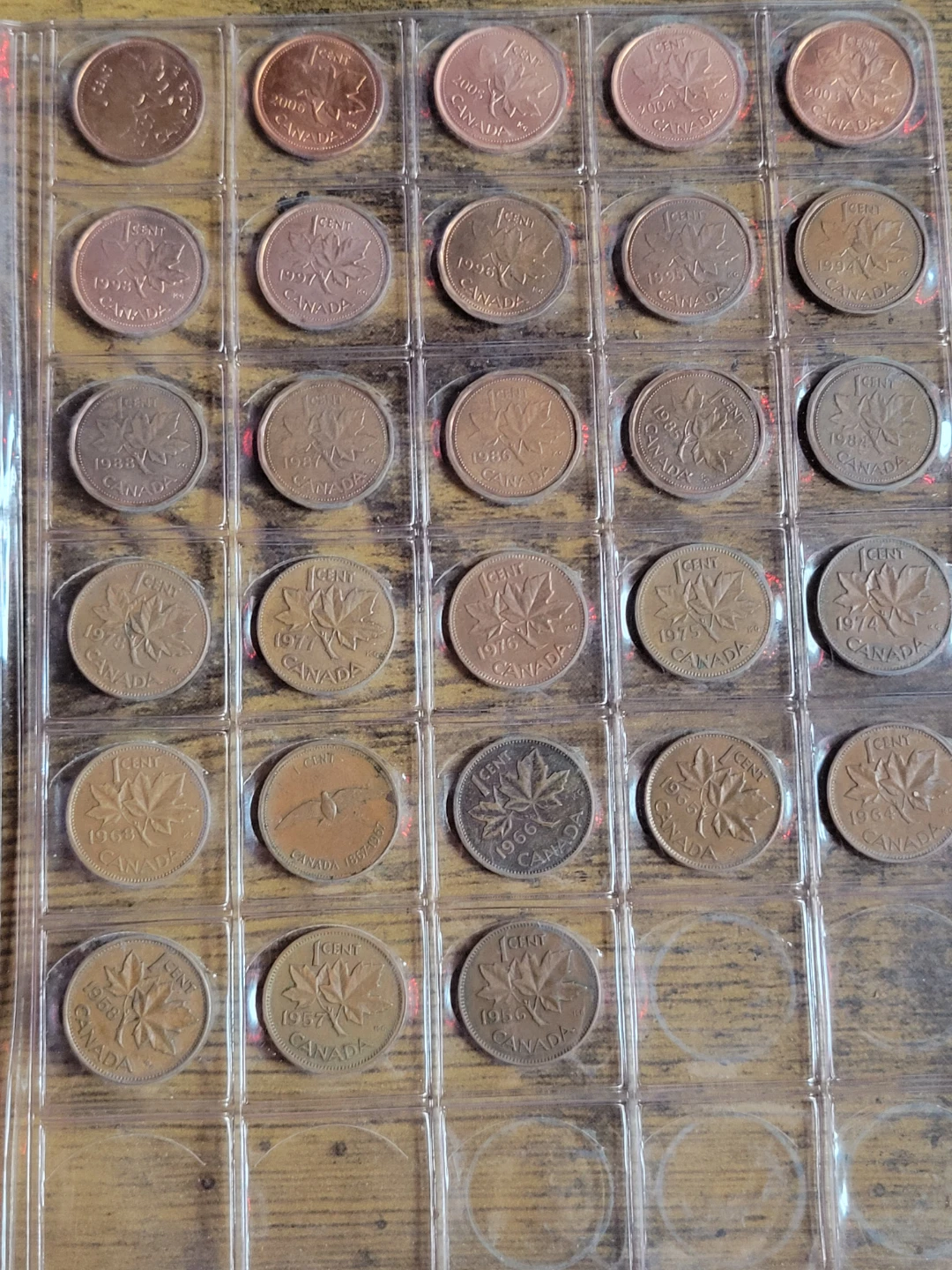 Collection of Canadian Cents Coins - photo 4