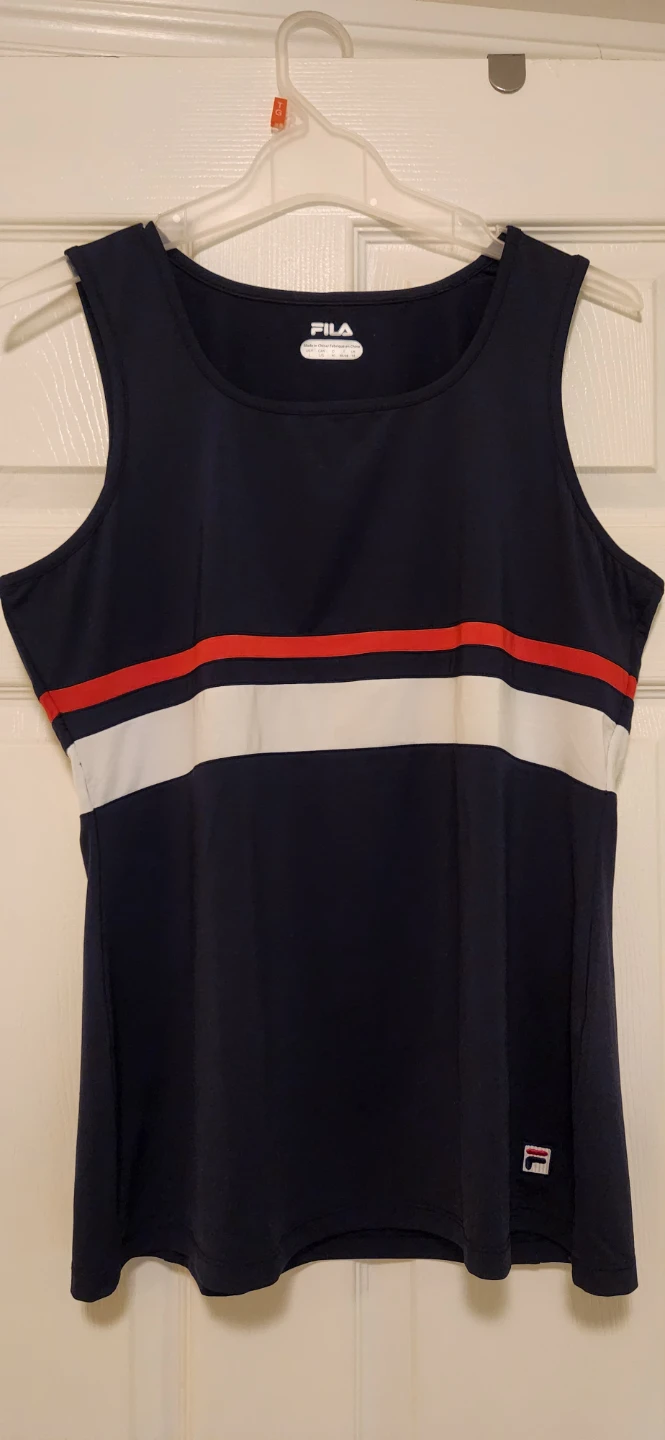 Fila Navy Sleeveless Athletic Top