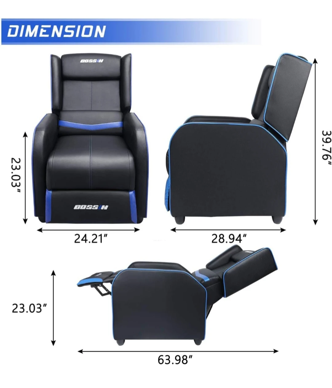Gaming recliner chairs - photo 3
