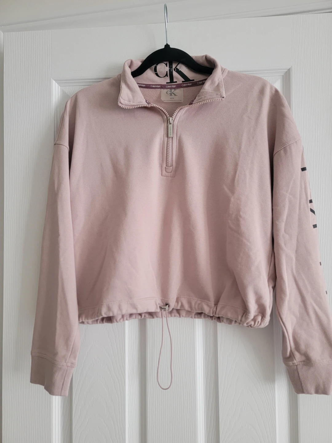 Calvin Klein Pink Quarter Zip Sweatshirt
