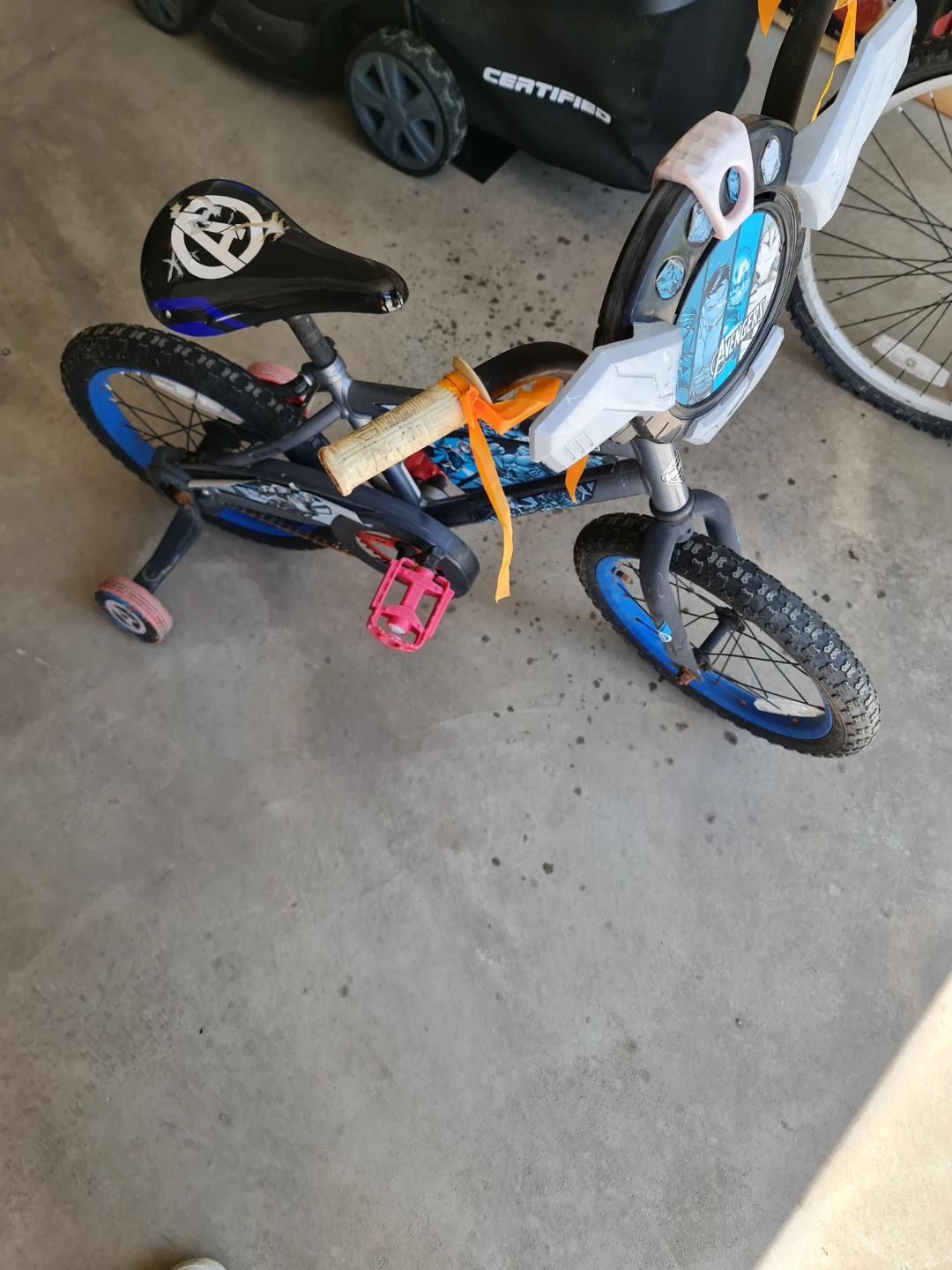 Kids Avengers Bicycle with Training Wheels
