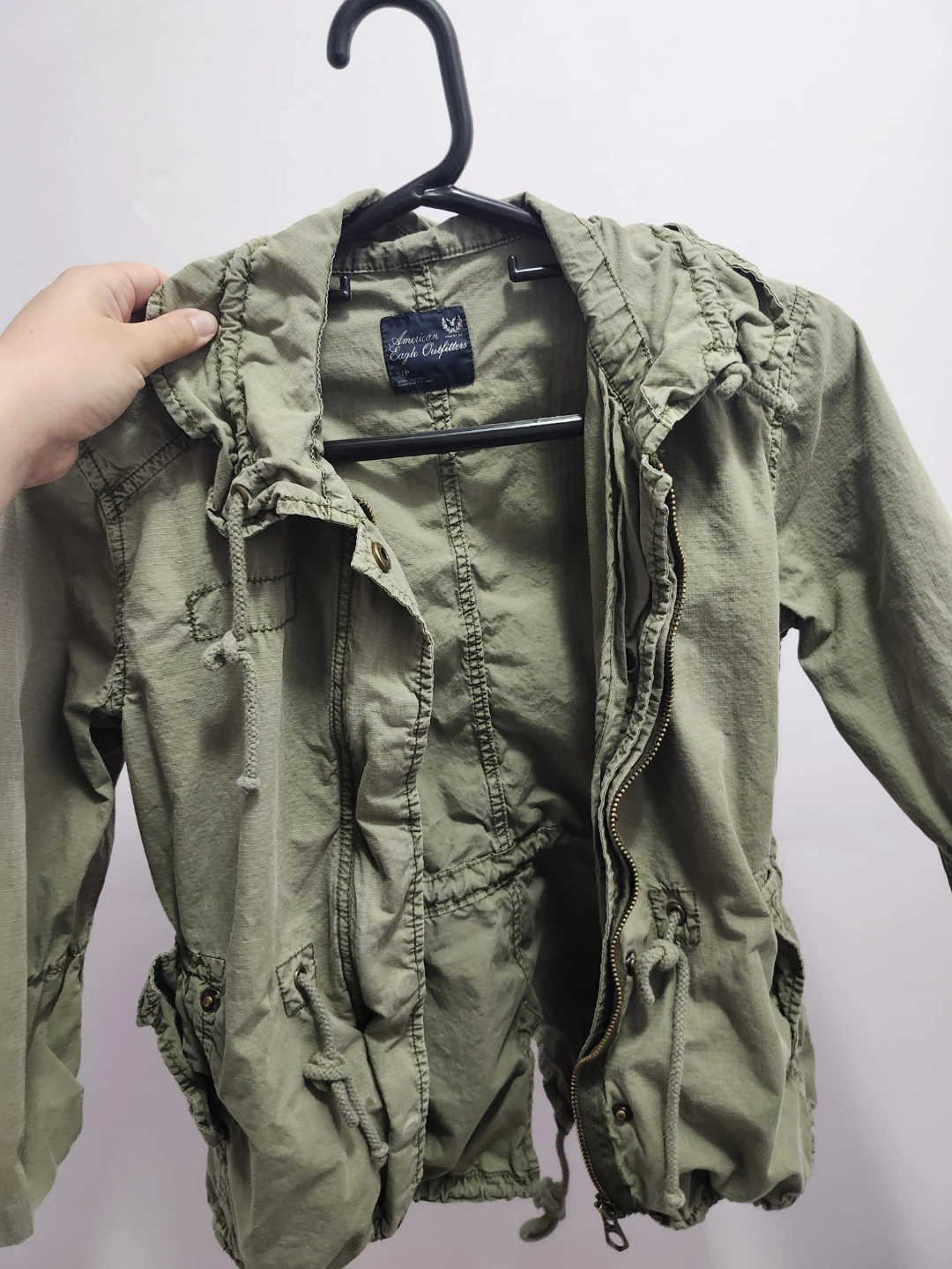 American Eagle Outfitters Green Utility Jacket
