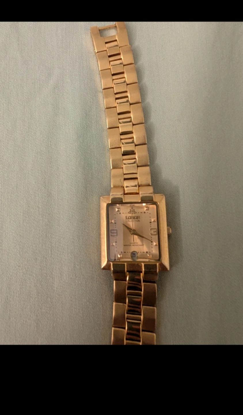 Lobor gold plated watch