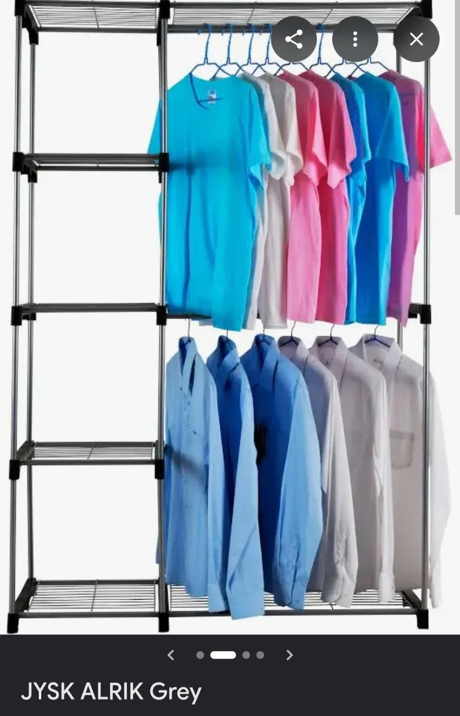 JYSK ALRIK Grey Clothing Rack - photo 3