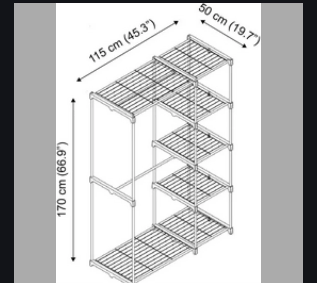 JYSK ALRIK Grey Clothing Rack - photo 4