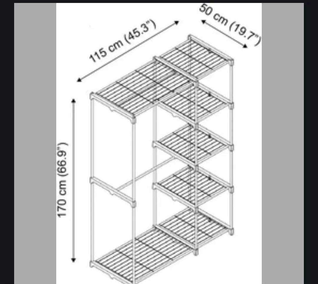JYSK ALRIK Grey Clothing Rack - photo 4
