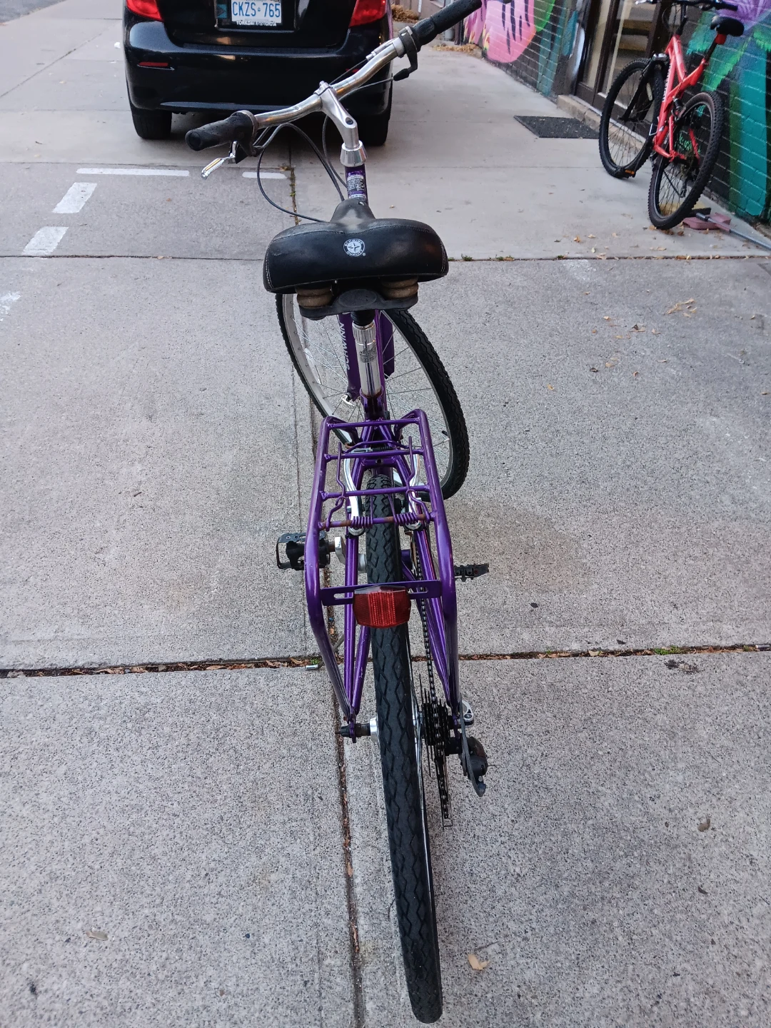 Purple Schwinn Comfort Bike - photo 3