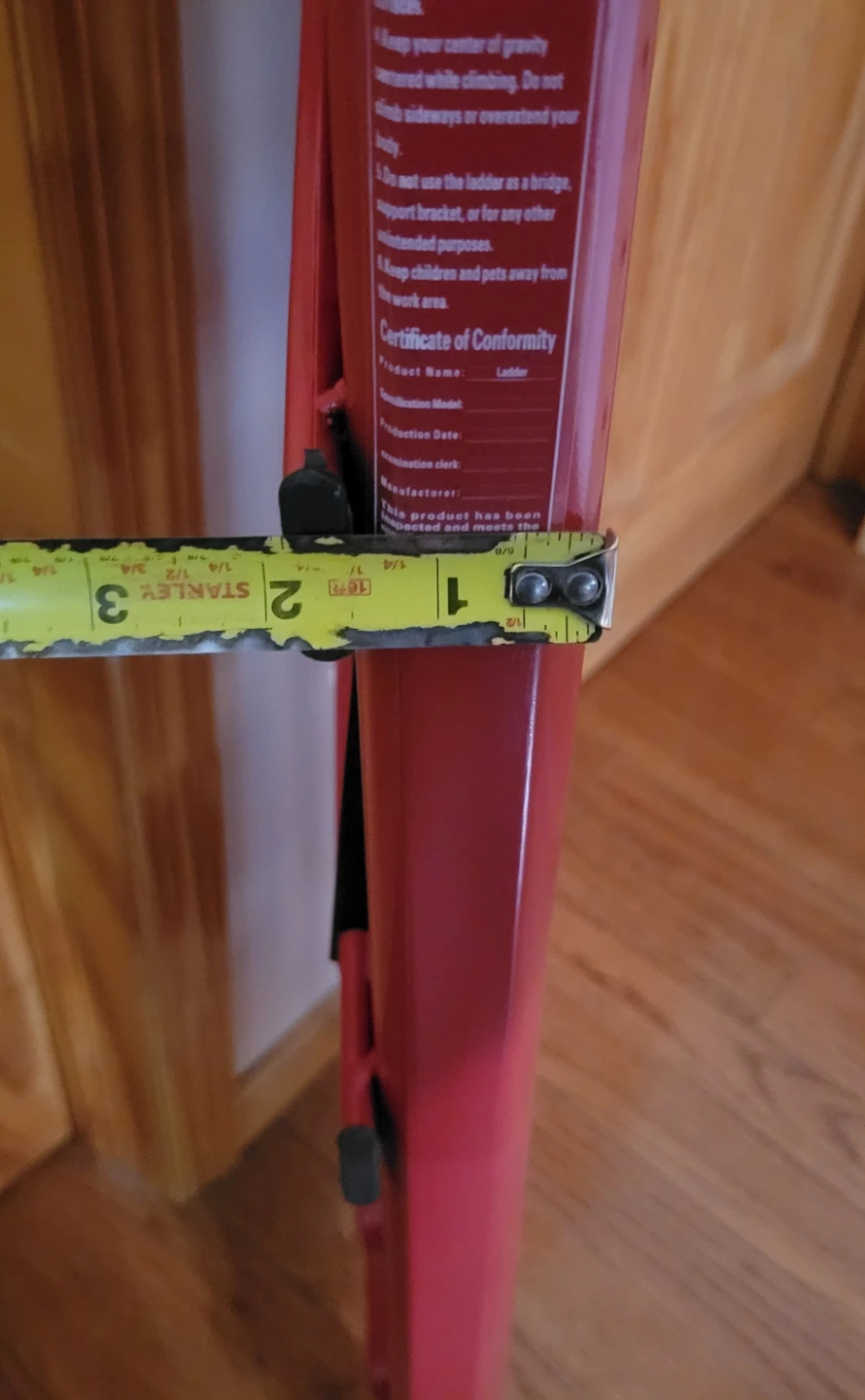 NEW Red 5-Step Ladder with Handle - photo 4
