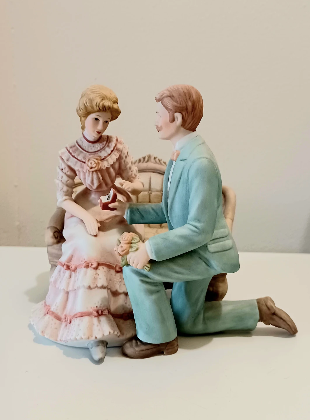 1984 Enesco Treasured Memories The Engagement Figurine