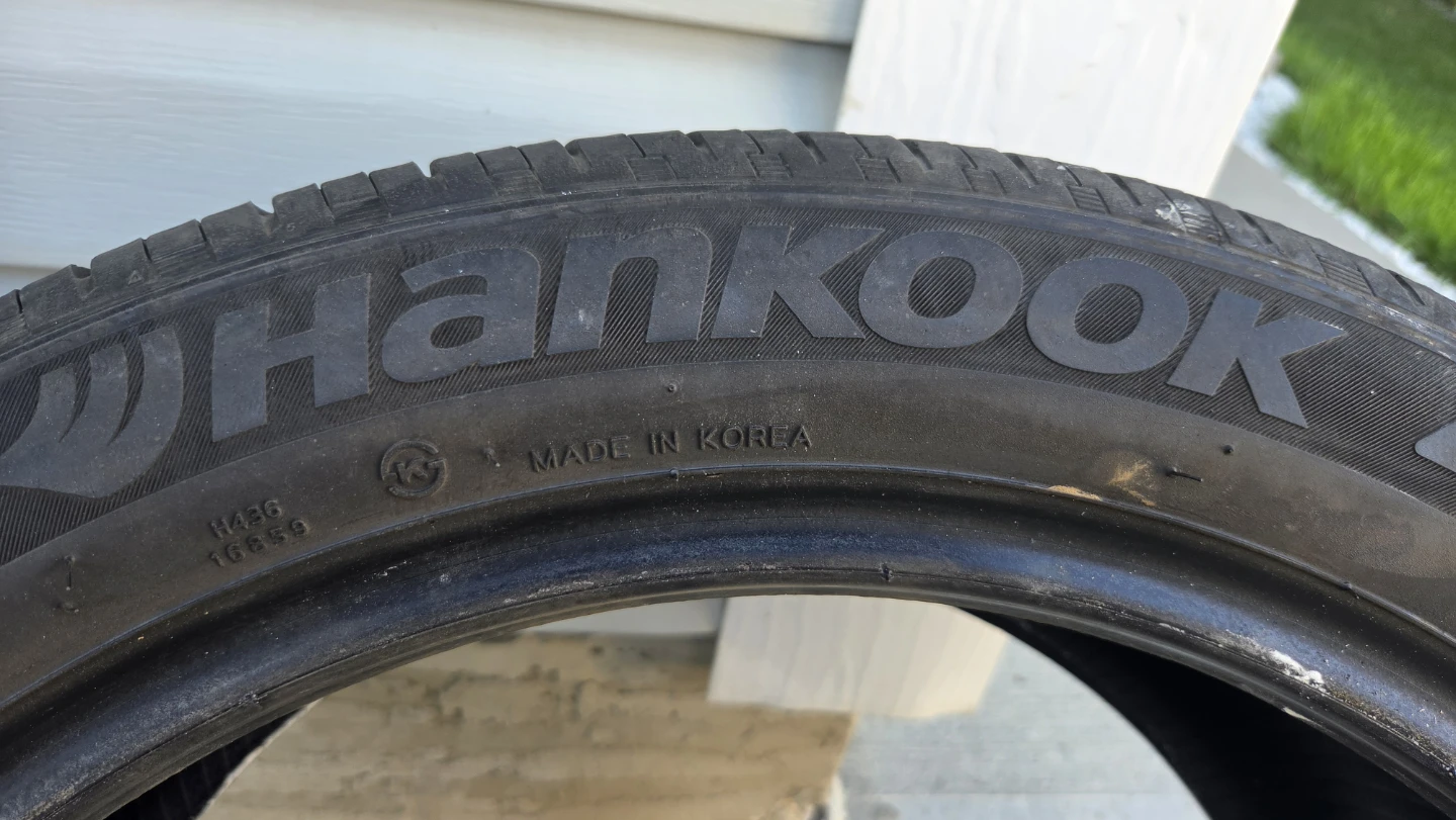 Set of 4 Hankook 235/45R18 All-Season Tires – 6/32 Tread - photo 2