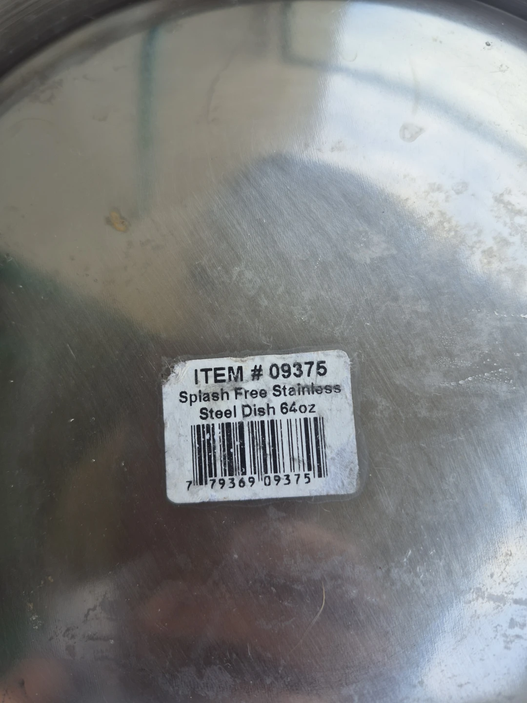 Splash Free Stainless Steel Dish 64oz - photo 3