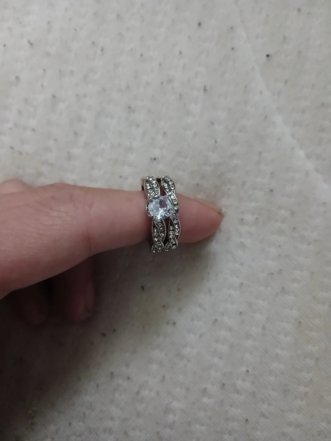 925 Silver & 5A Zirconia Ring Set