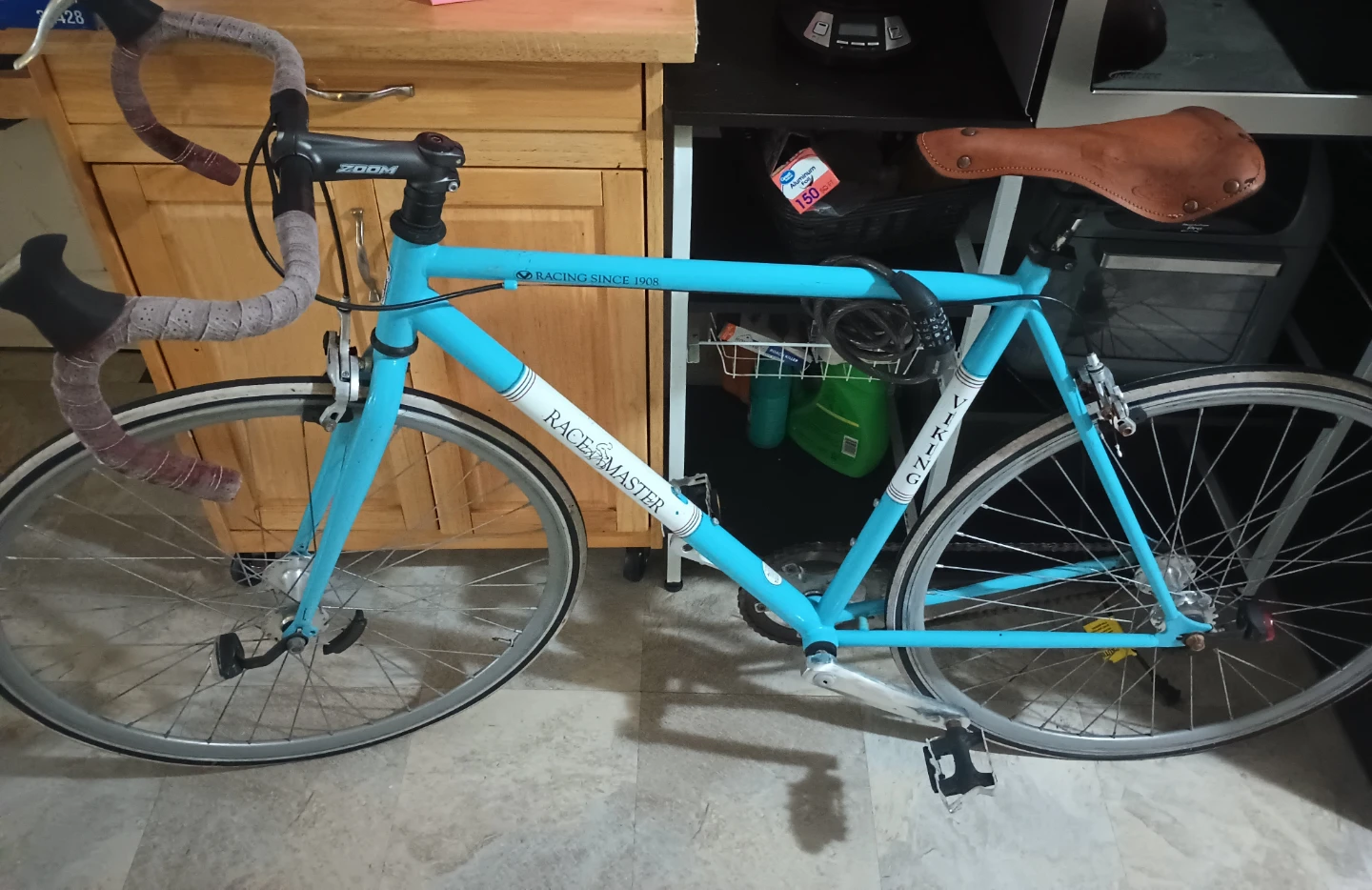 Light Blue Viking Race Master Road Bike
