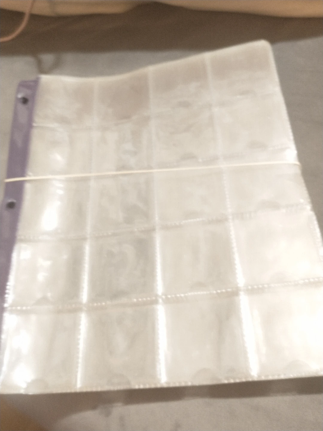 20 blank plastic coin display pages, good condition - photo 4