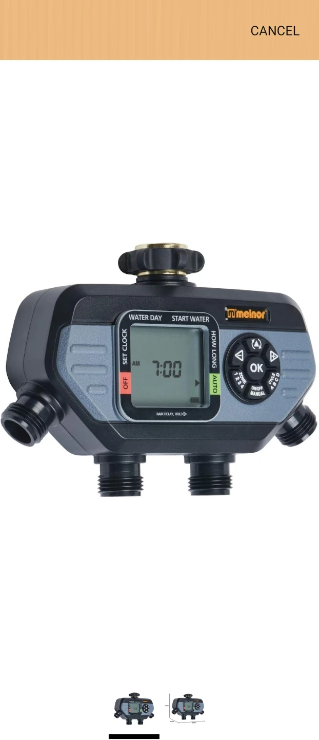 Melnor 4-Zone Digital Water Timer