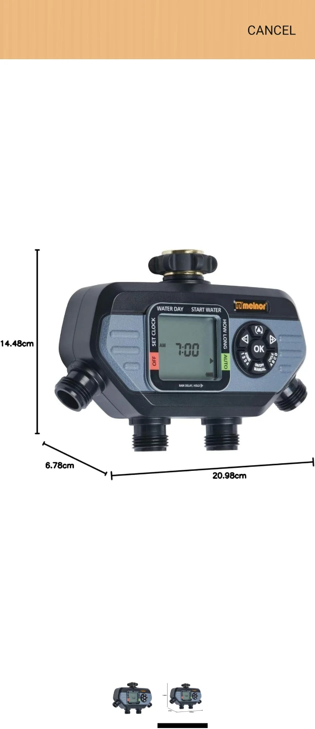 Melnor 4-Zone Digital Water Timer - photo 2