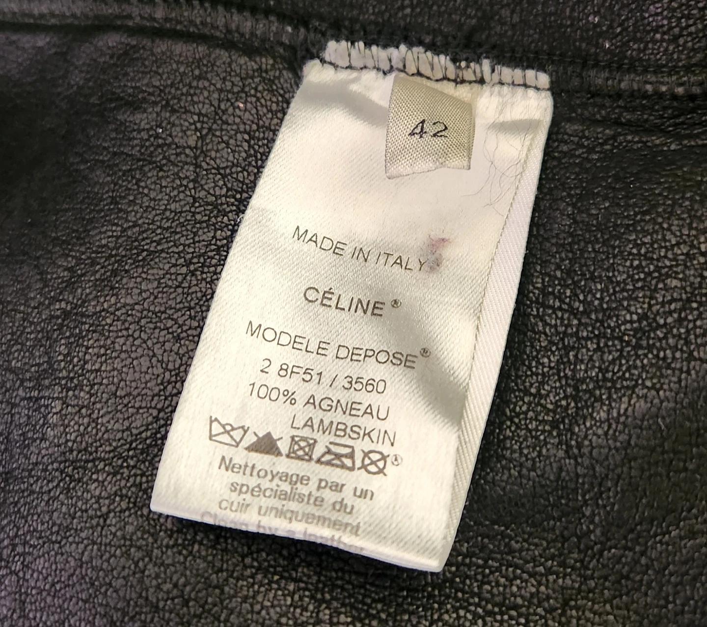 Authentic CELINE Black Curly Sheepskin Shearling Fur Media Coat - photo 5