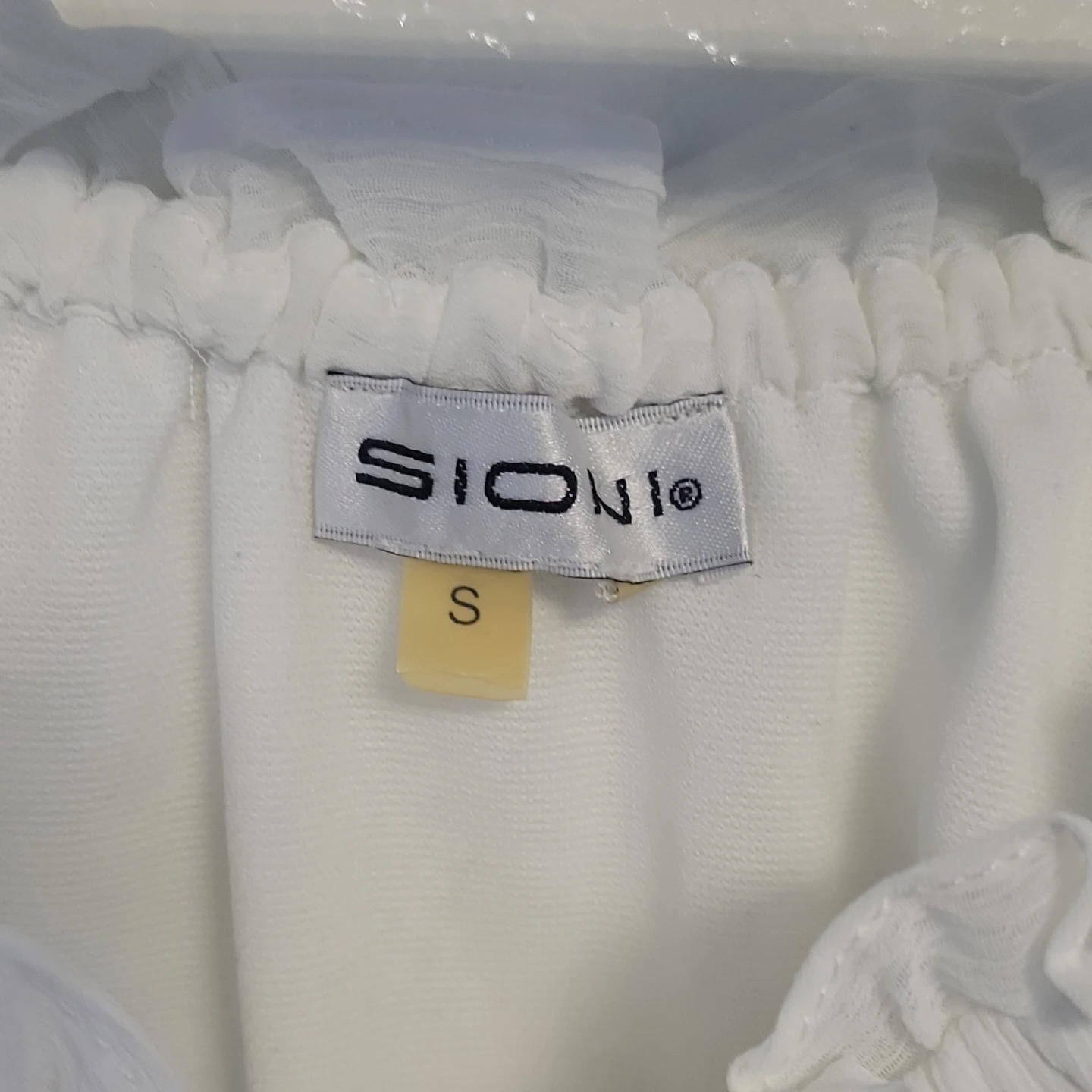 Sioni White Blouse Size S - photo 3