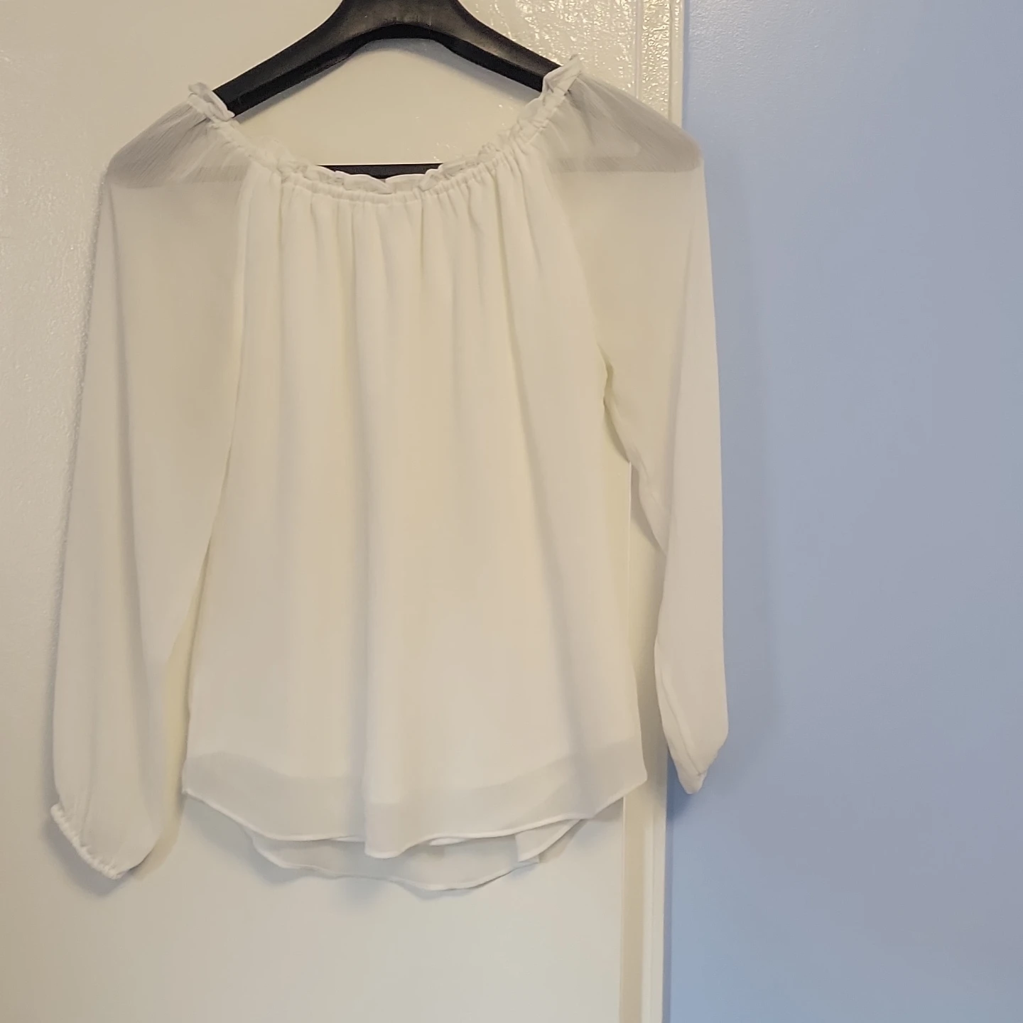 Sioni White Blouse Size S - photo 4