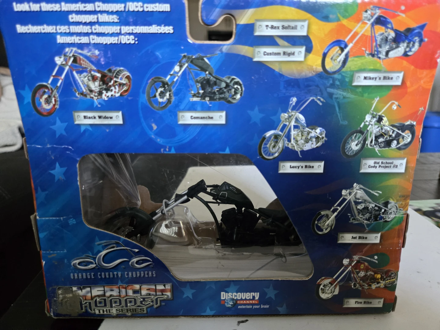 American Chopper Die Cast Comanche Motorcycle Toy - photo 2