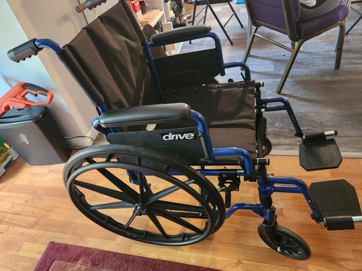 Drive Blue Wheelchair - photo 3