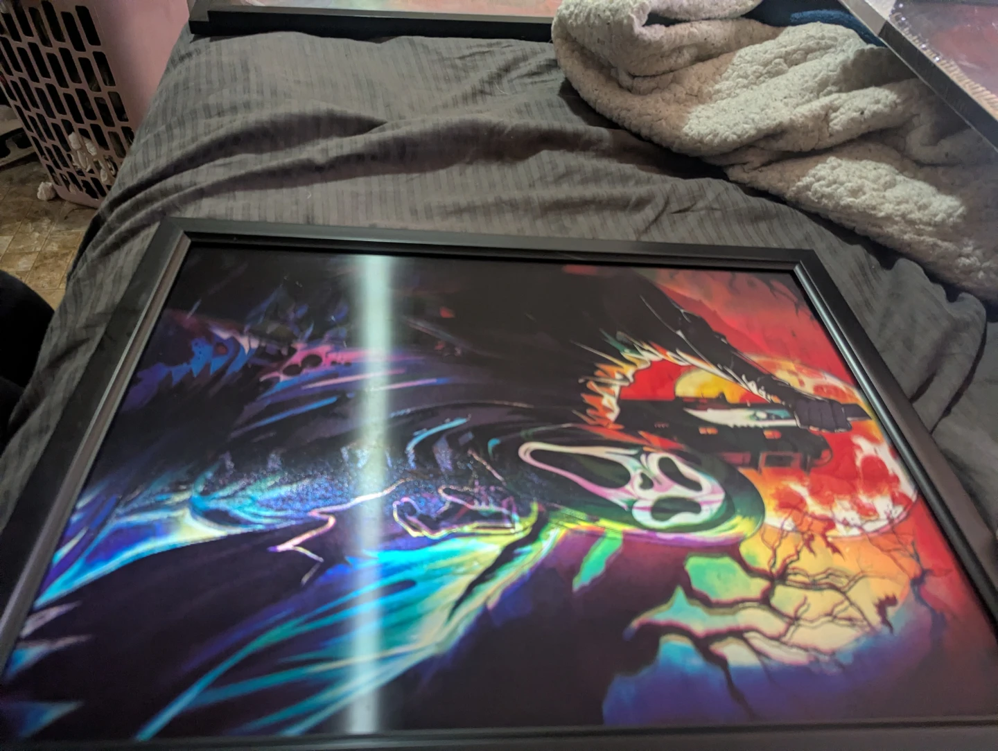 Framed Scream Movie Poster Art 3d lenticular - photo 2