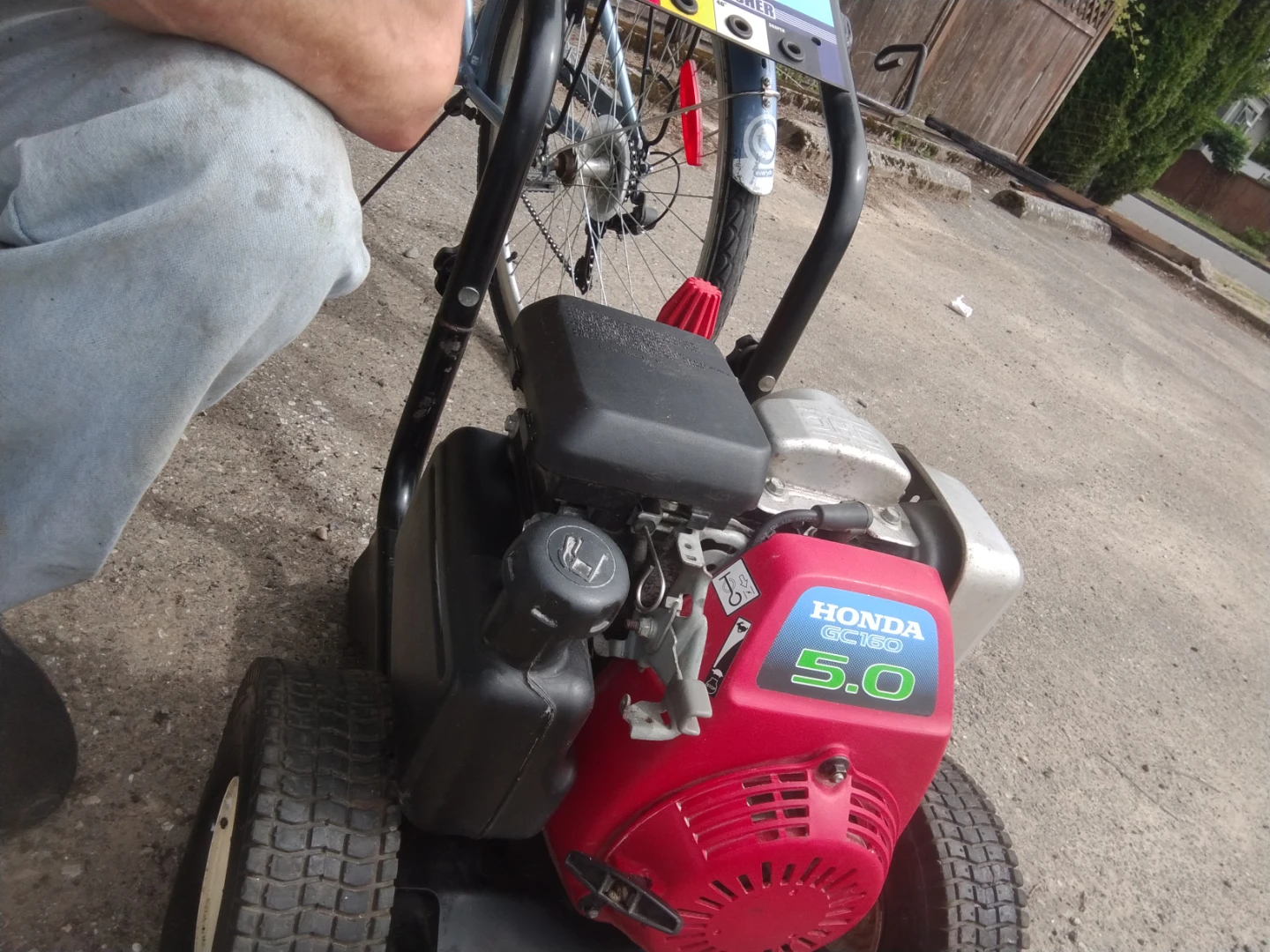 Honda gc160 5hp pressure washer - photo 3