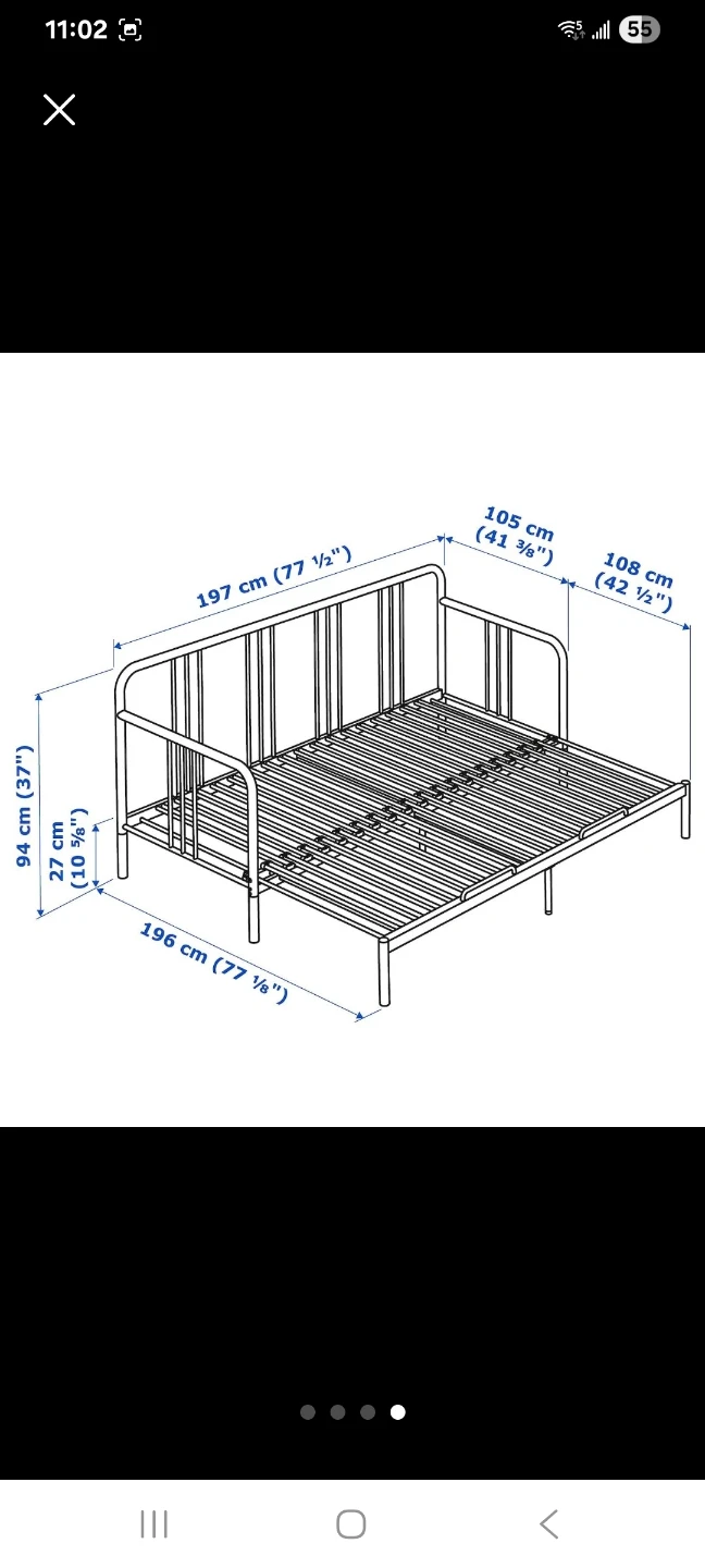 IKEA Daybed Frame with Slats