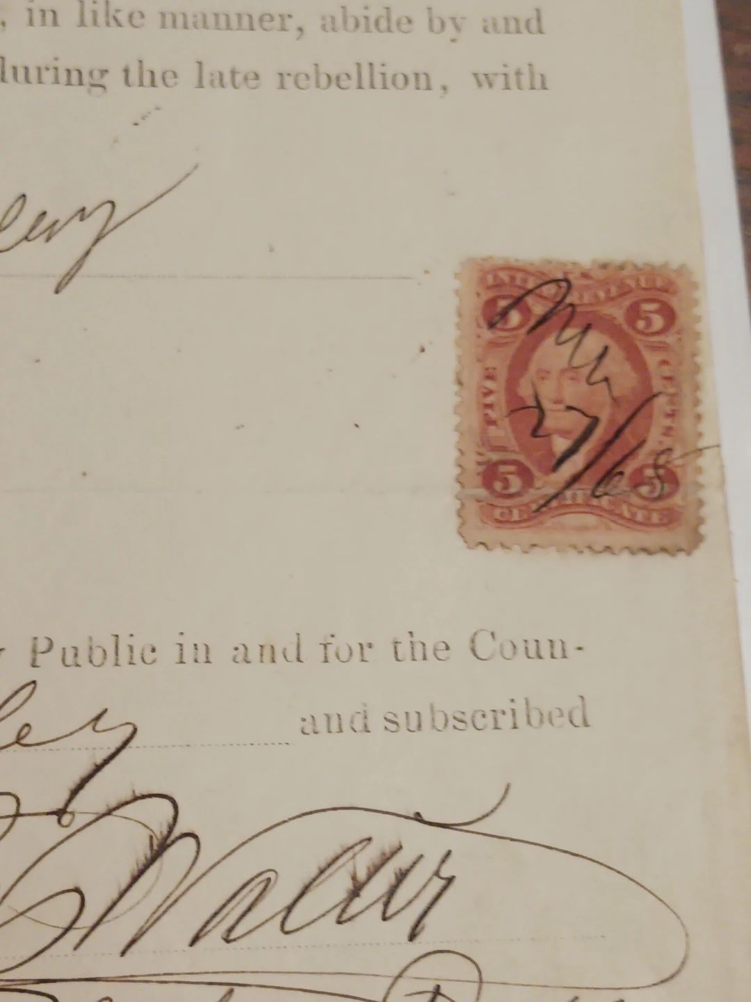 Andrew Johnson 1868. Presidential Proclamation Full Pardon Doc. - photo 5