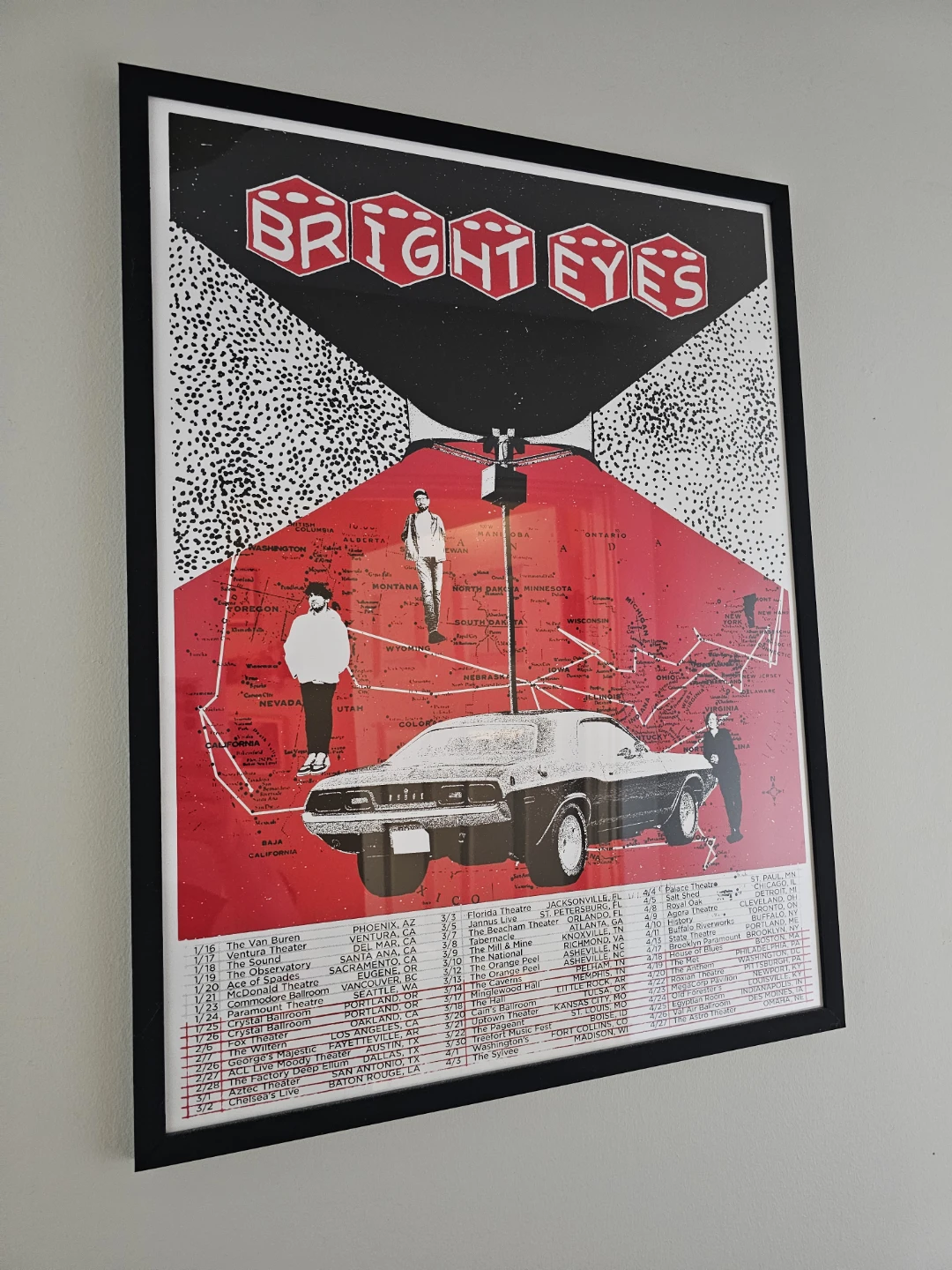 Bright Eyes Tour Poster