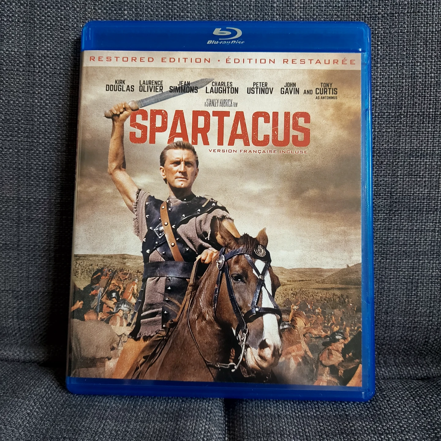 Spartacus Restored Edition Blu-Ray