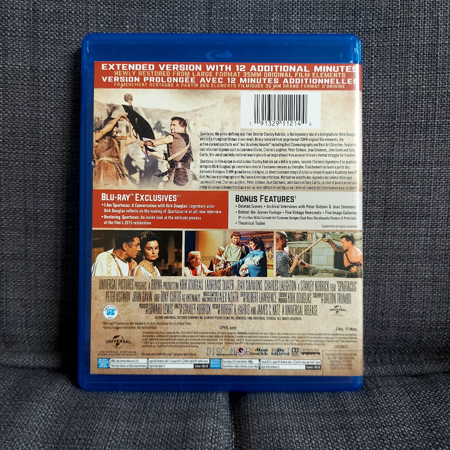 Spartacus Restored Edition Blu-Ray - photo 2