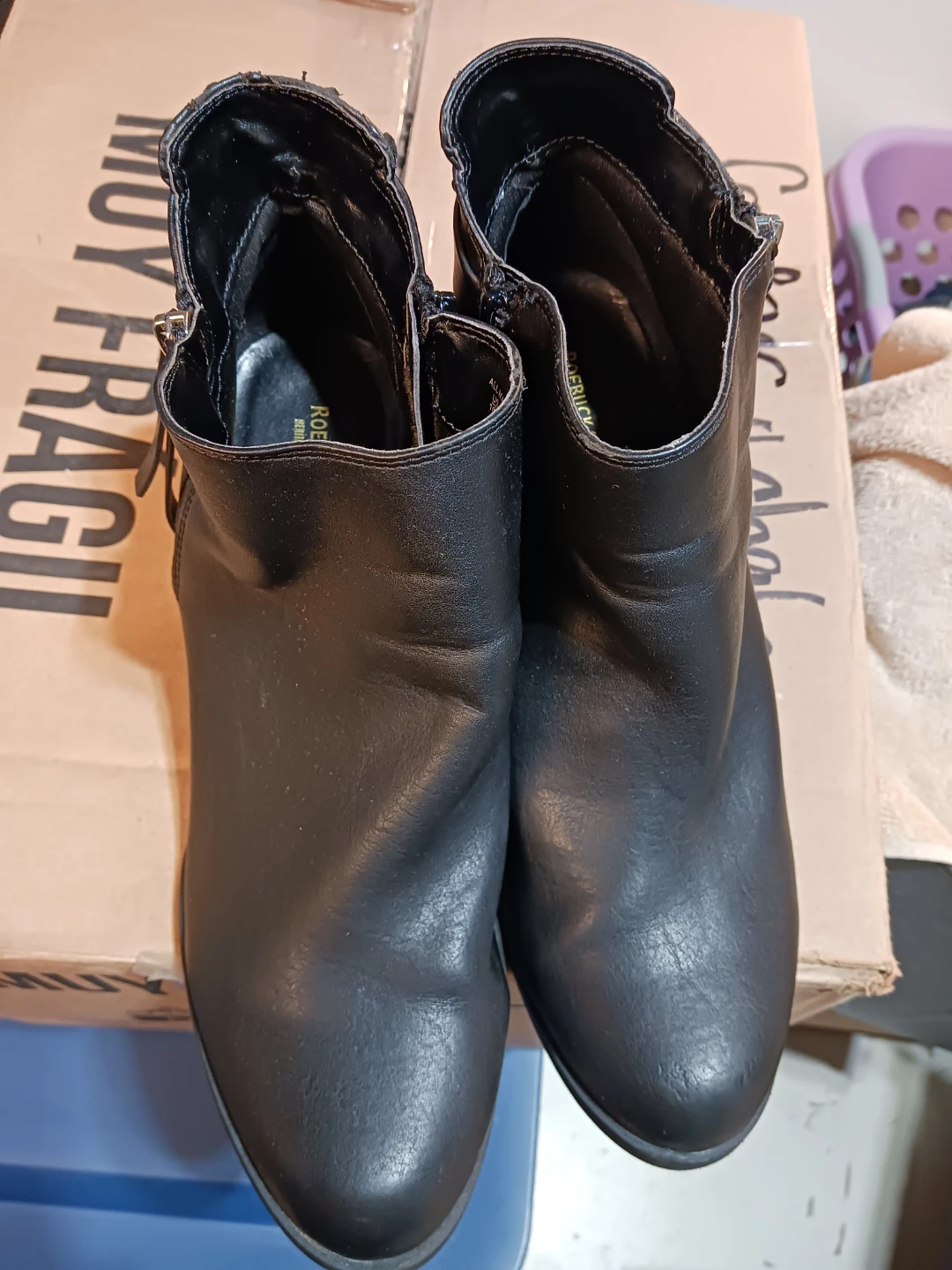 Black Ankle Boots - Ronnie