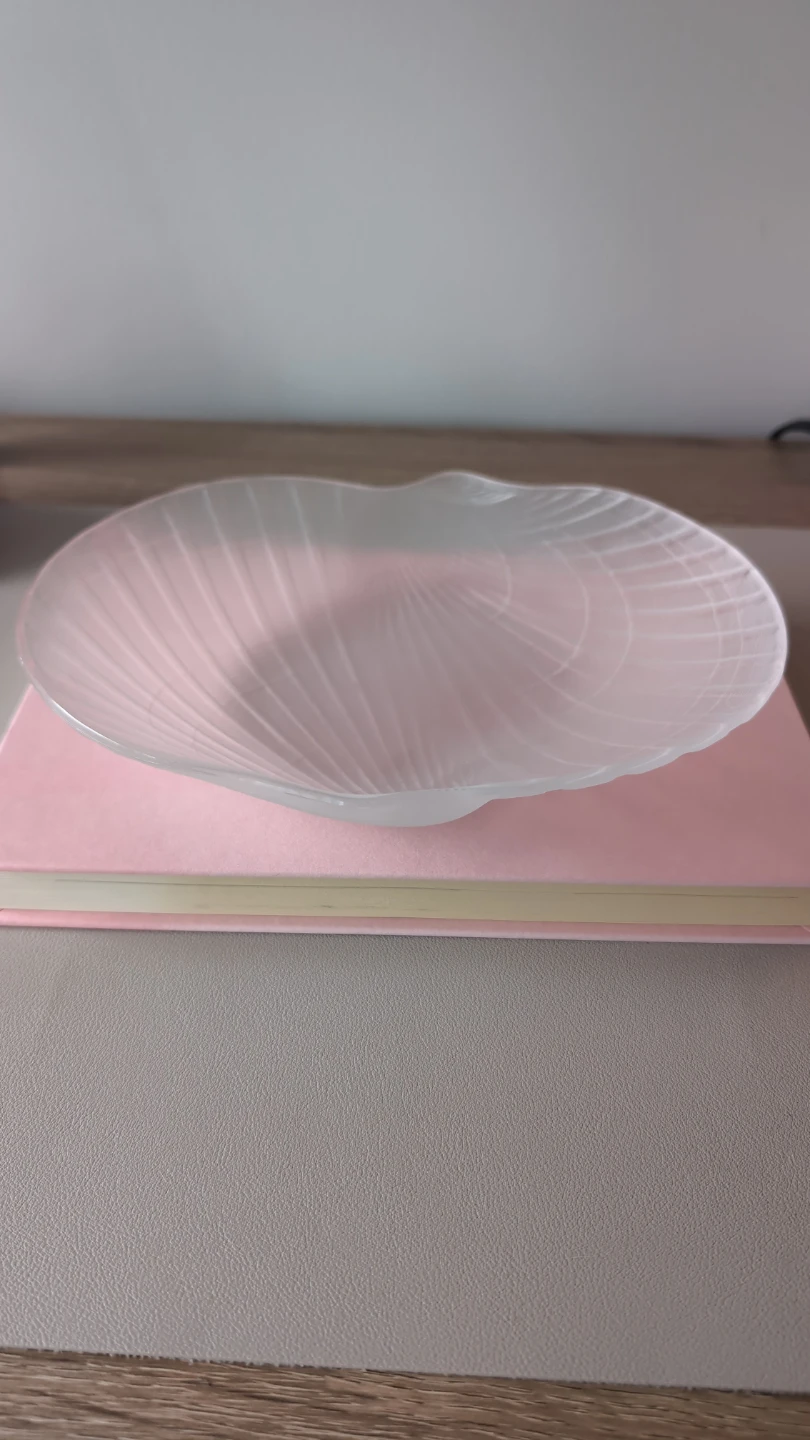 Vintage Mikasa Hoya Frosted Clam Shell Dish - photo 2