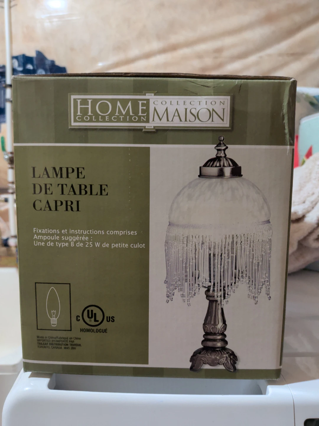 Home Collection Maison Capri Table Lamp