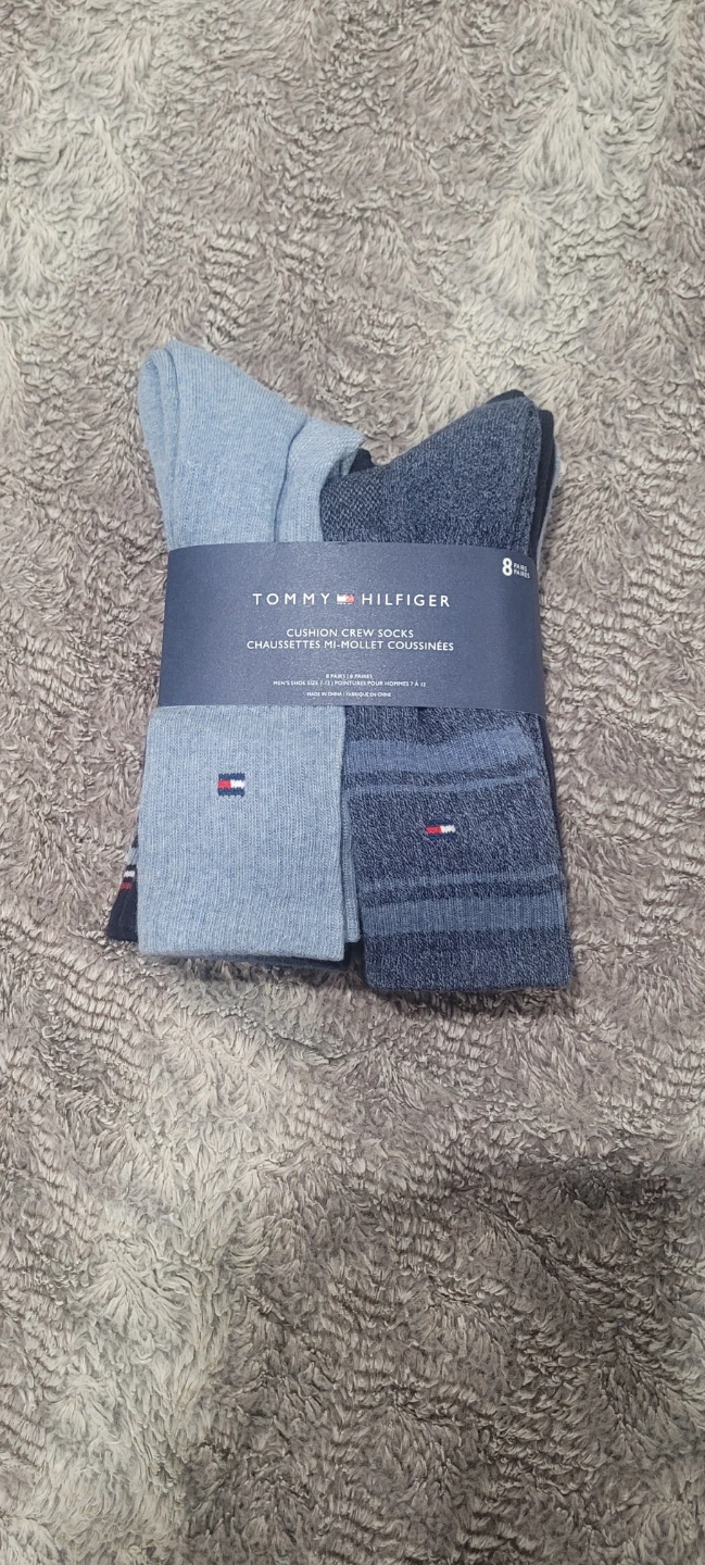 Tommy Hilfiger Cushion Crew Socks - 8 Pairs