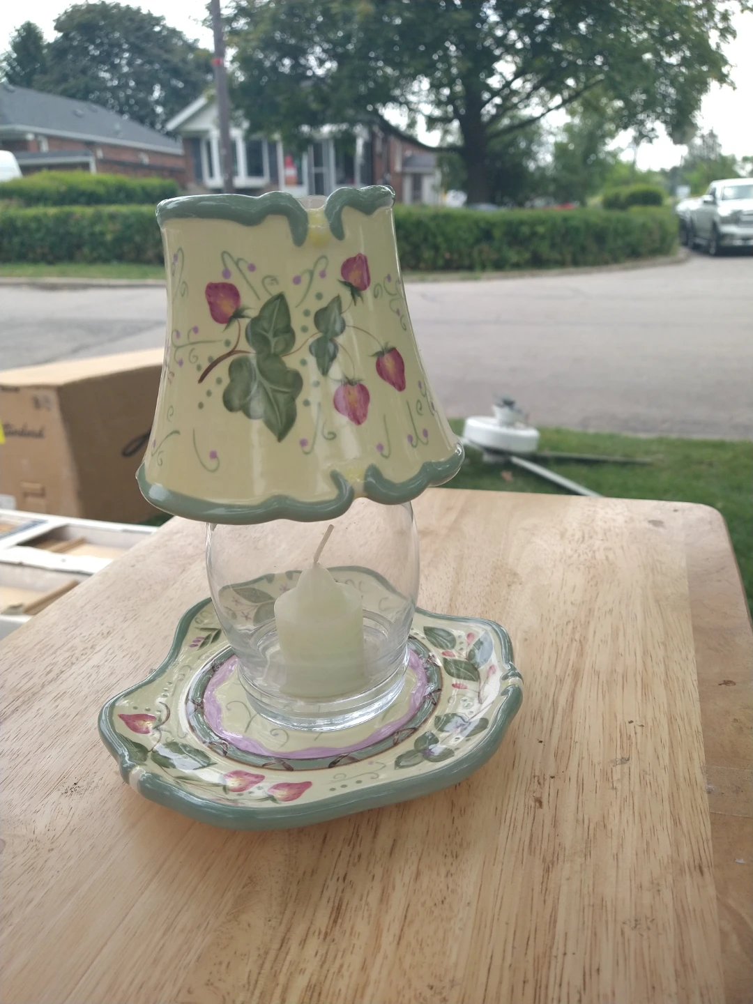 Party Lite Hurricane Lamp Candle Holder