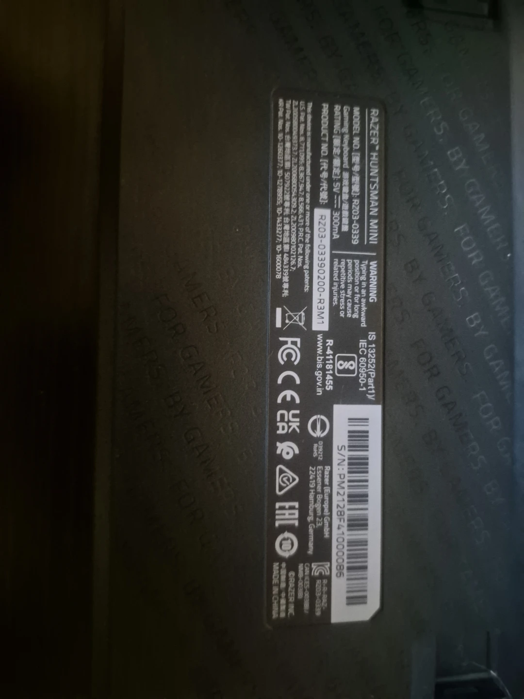 RAZER HUNTSMAN MINI GAMING KEYBOARD - photo 2