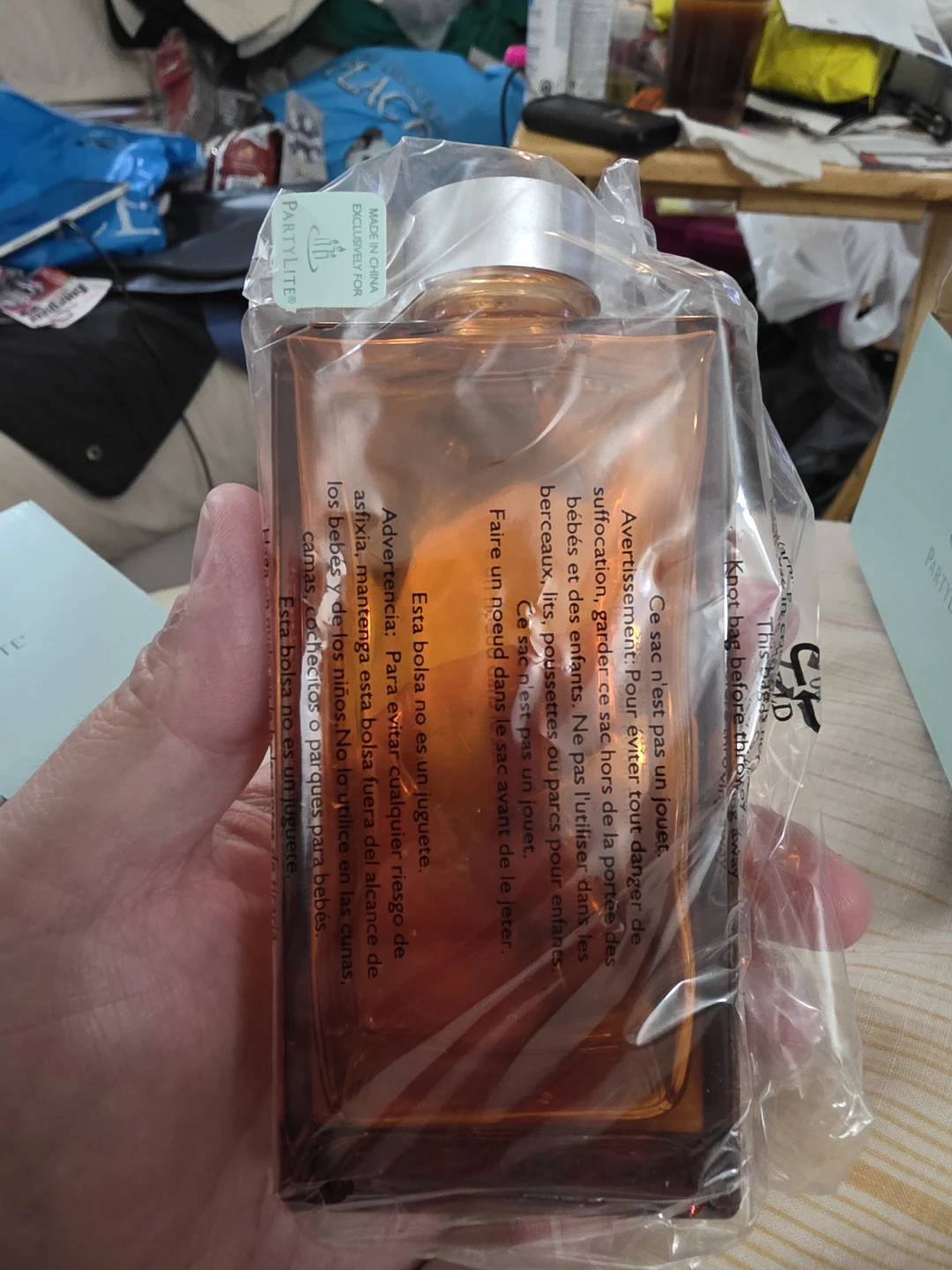 PartyLite Reed Diffuser Bottle - Orange - photo 2