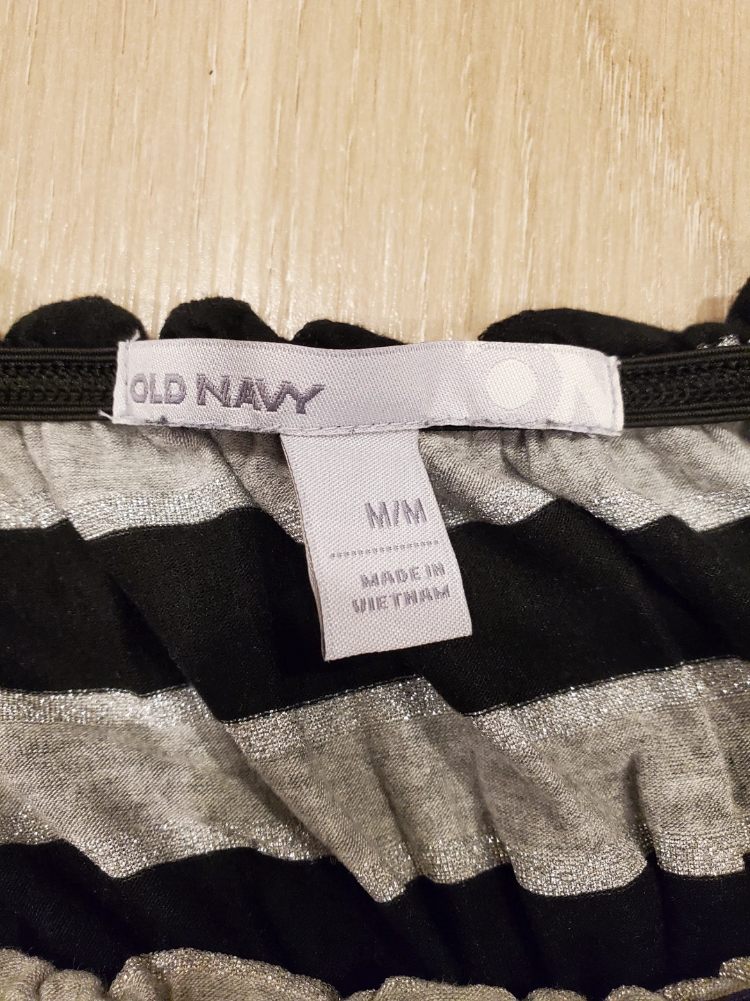 Old Navy Striped Strapless Swimsuit Cover-up - Size Medium - photo 2