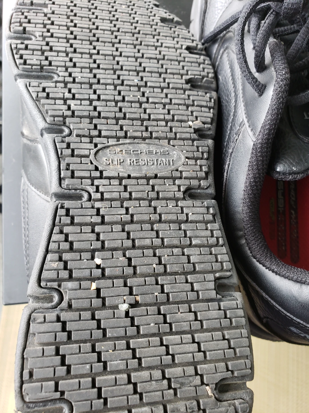 Skechers Work Slip Resistant Black Shoes - photo 4