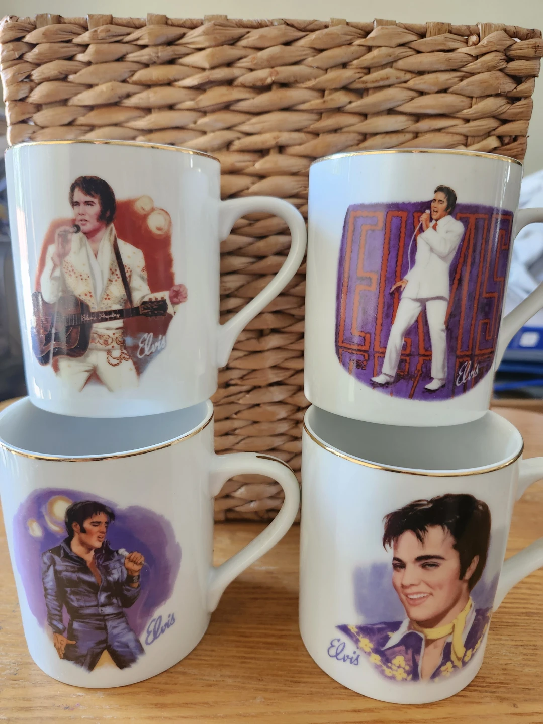 1985 50th Anniv. Elvis Mugs (4) - photo 2