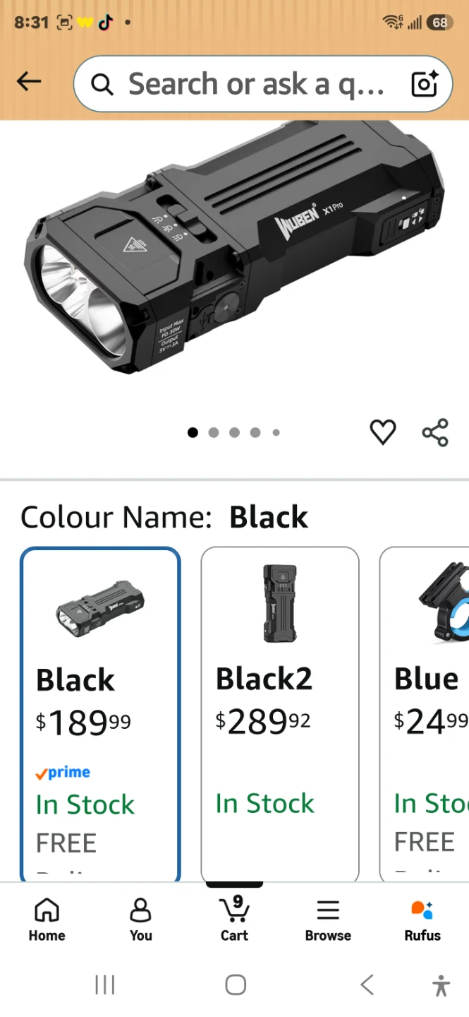 Bike Pro Rechargeable Flashlight - photo 2