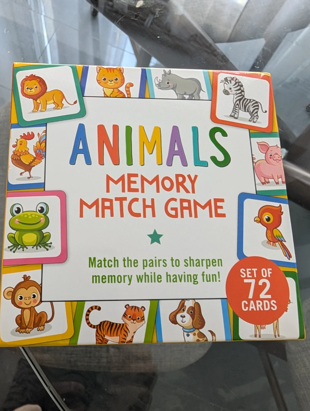 Animals Memory Match Game