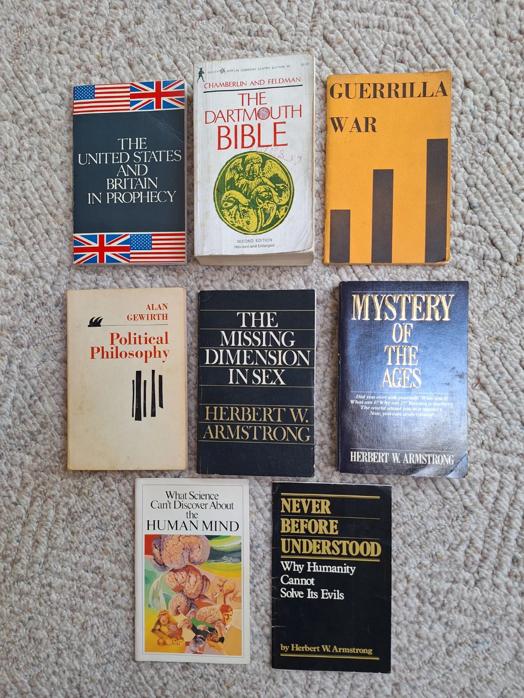 Assorted Books: Political Philosophy, Prophecy, and More