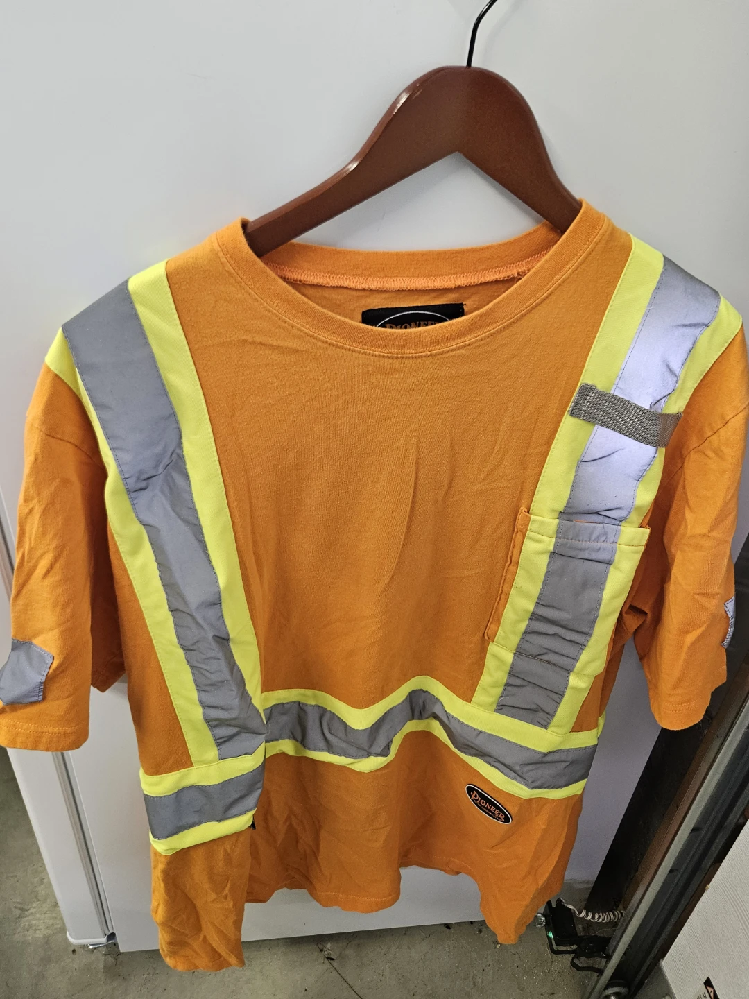 Pioneer Orange High-Visibility Work T-Shirt