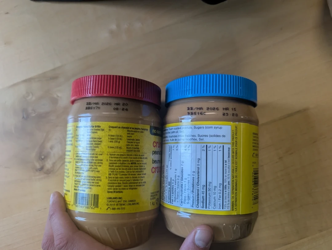 Peanut Butter - Smooth & Crunchy (2 x 1kg) - photo 2