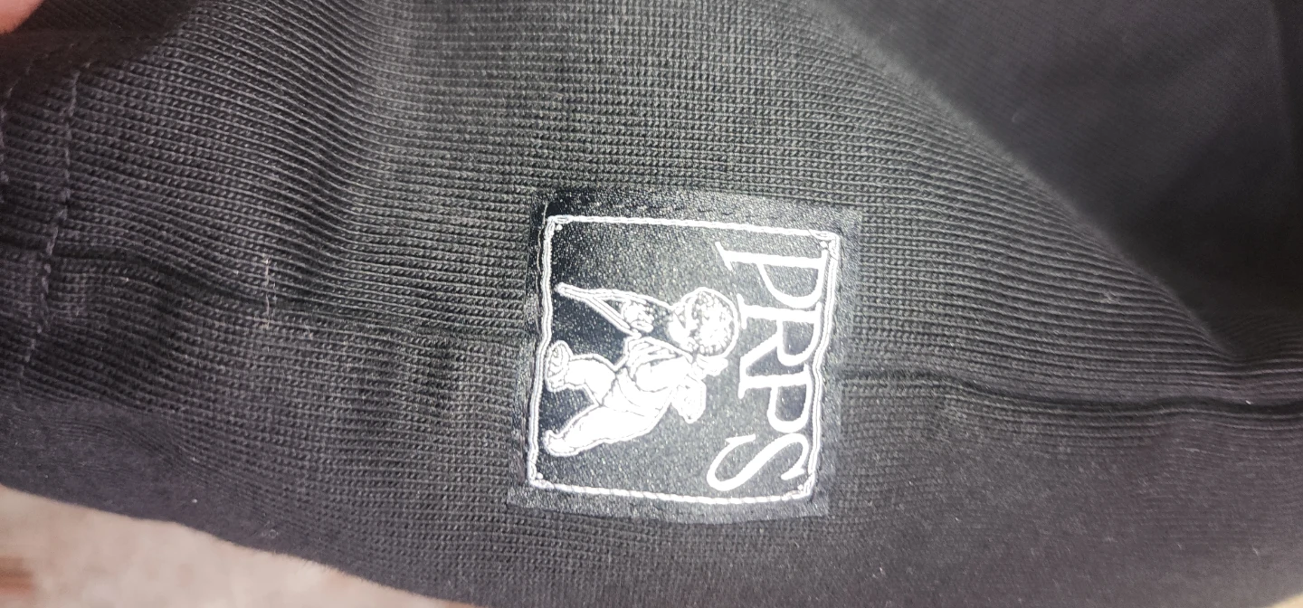 PRPS Men's Black graphic embroidered T-Shirt - photo 5