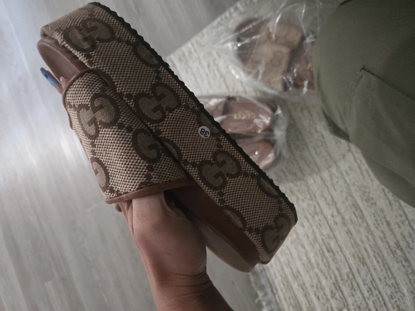 Platform Slide Sandals - Size 8 size 7   size 9