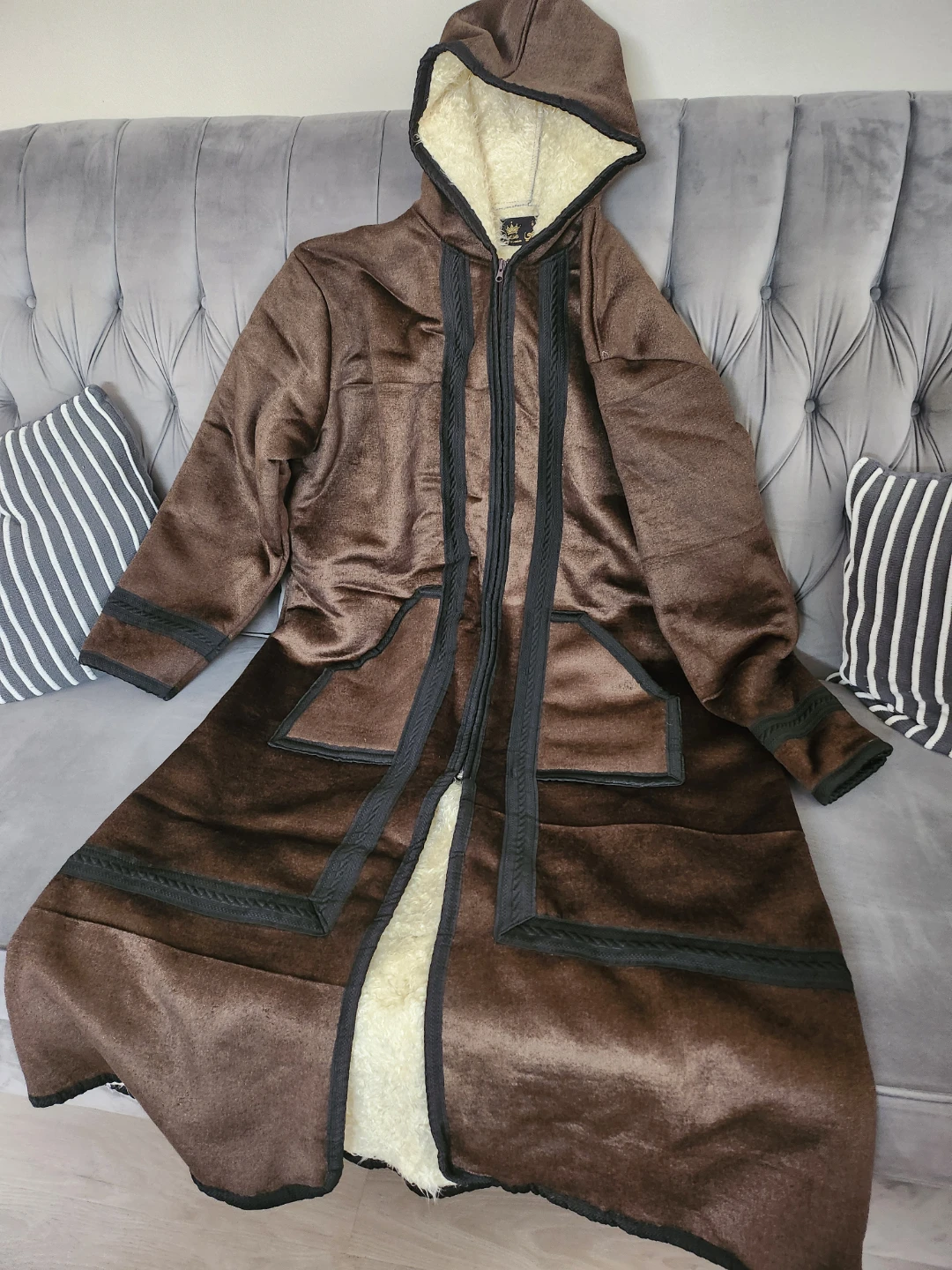 Jo Farwa Hooded Coat-Brand New